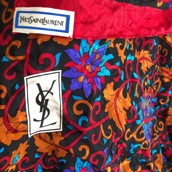 ysl scarf vintage